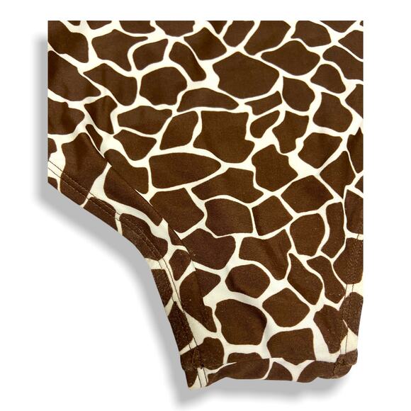 jumping beans Girls Swimsuit Size 4T Pink Brown White Giraffe Print Bathing Suit - Picture 4 of 6